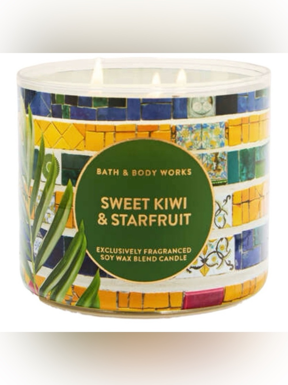 Bath & Body Works Sweet Kiwi & Starfruit Candle - 3 wick NEW